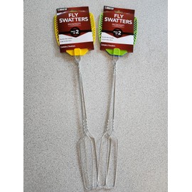 Eliminator 4 Pack Of Durable Eliminator Fly Swatters With Large Surface Area (2 Packs Of 2)