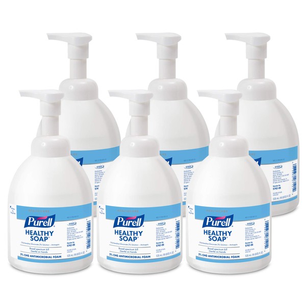 Purell Healthcare HEALTHY SOAP 2.0% CHG Antimicrobial, 535 mL Foam