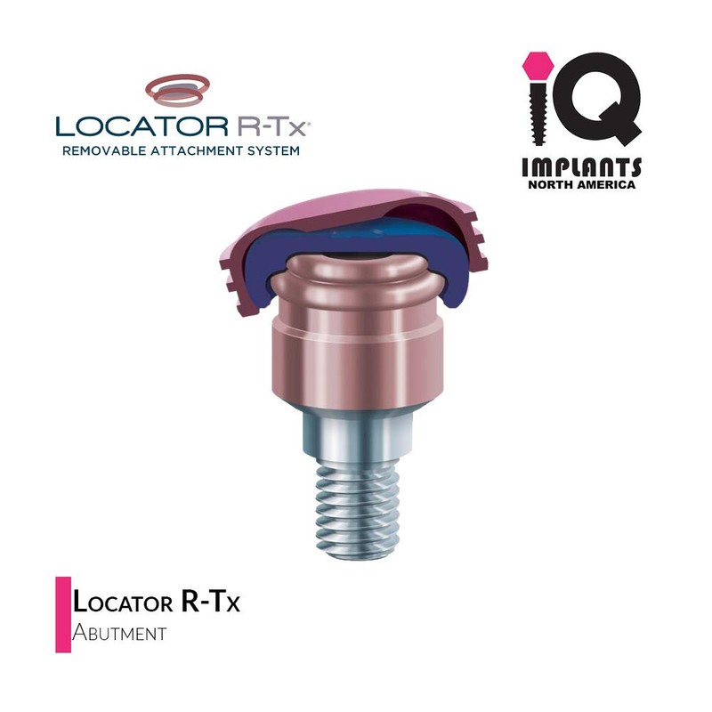 Zest Locator R-Tx Genuine Retention Insert Cap, High Retention, Clear