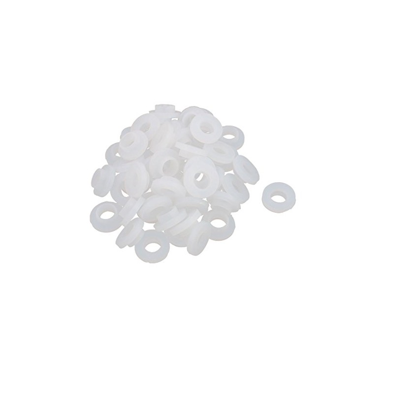 uxcell 50pcs 19mm 12mm OD 7mm High Silicone O Ring