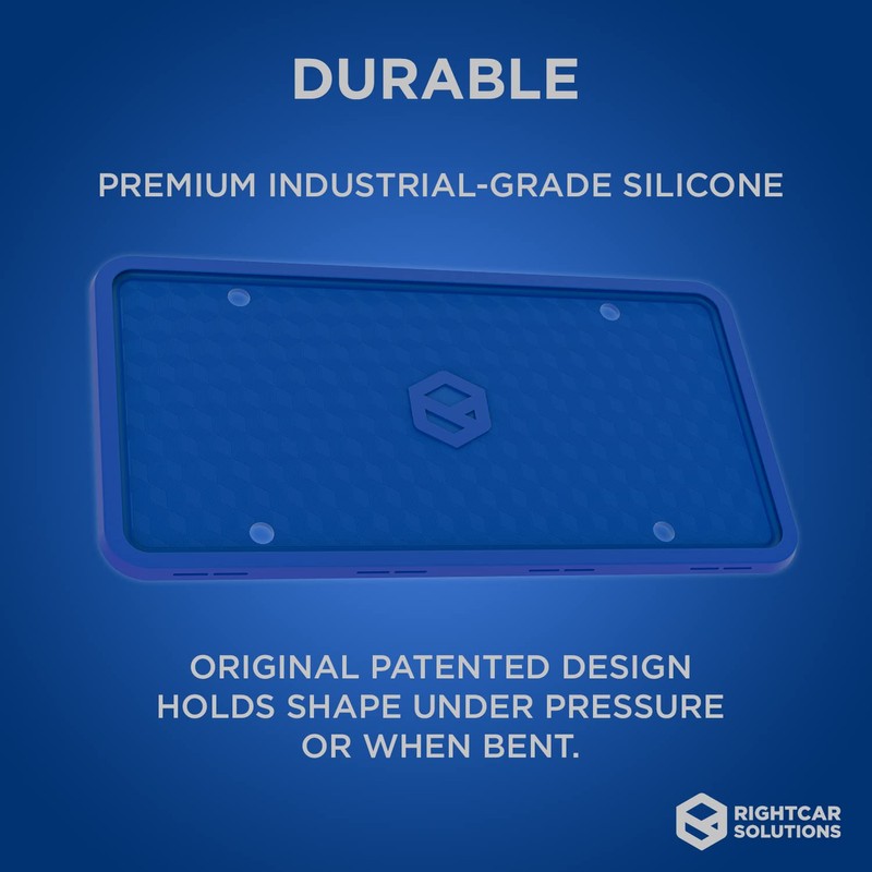 Rightcar Solutions Silicone License Plate Frame | The Original Premium
