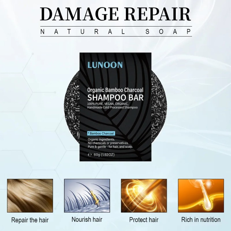 Champú For Barba Y Cabello Oscurecidos, 3 Piezas