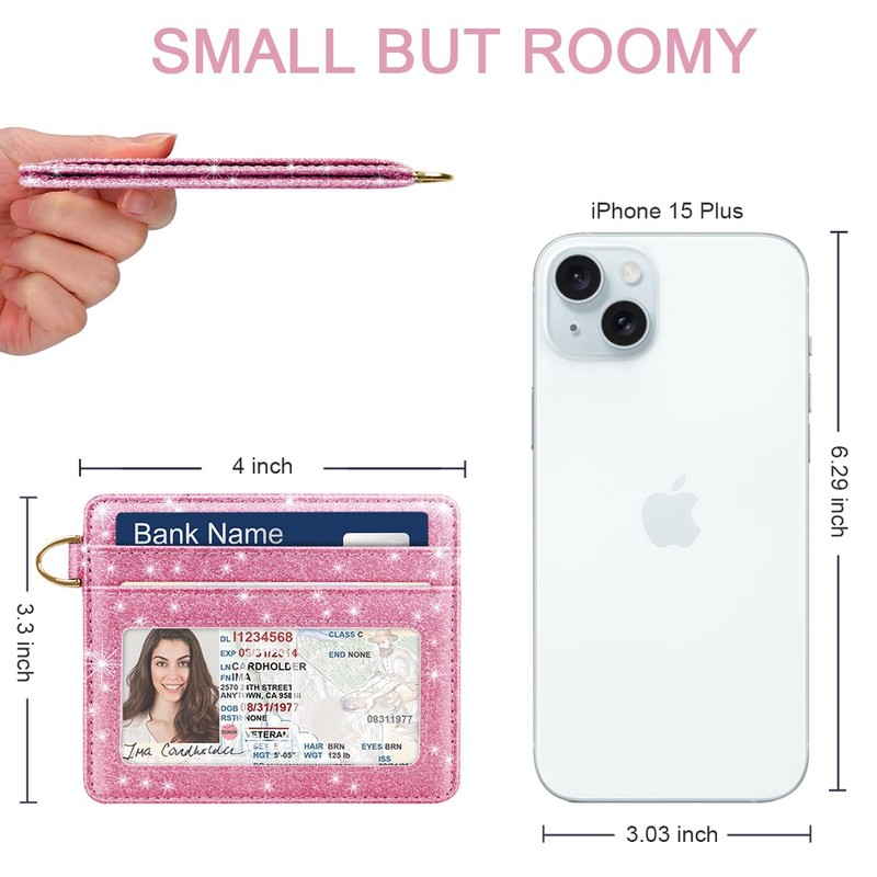 Simikol Slim Minimalist Front Pocket RFID Blocking Credit Card Holder