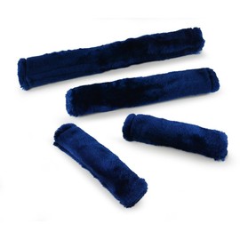 EKKIA Synthetic Headcollar Protection Set, Navy Blue