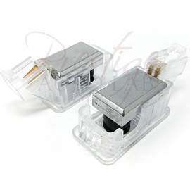 White Ghost Shadow LED Projector Light Door Logo for TLX RLX MDX TL ZDX (Gen2 Glass Tlx)