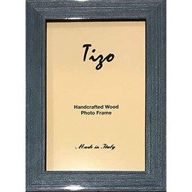 Tizo 4" X 6" Turquoise Wooden Frame, Made in Italy