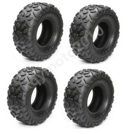 Unbranded 4pc 145/70-6 Tire Tubeless Go Kart, Mini-bike, ATV, Lawn & Garden 145x70x6