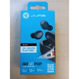 Jlab Go Air Pop True Wireless Bluetooth Earbuds, Color: Black New in Sealed Box!