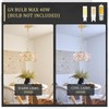 CATINER Modern Gold Crystal Chandeliers, Small Semi Flush Mount Chandelier