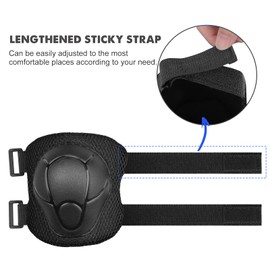 Knee Pads Children's Pads Set Inline Protectors 6 in 1 Protective Equipment for 3-7 Years Children Elbow Pads Wrist Guards Protectors for Skateboard Scooter Skating Driving