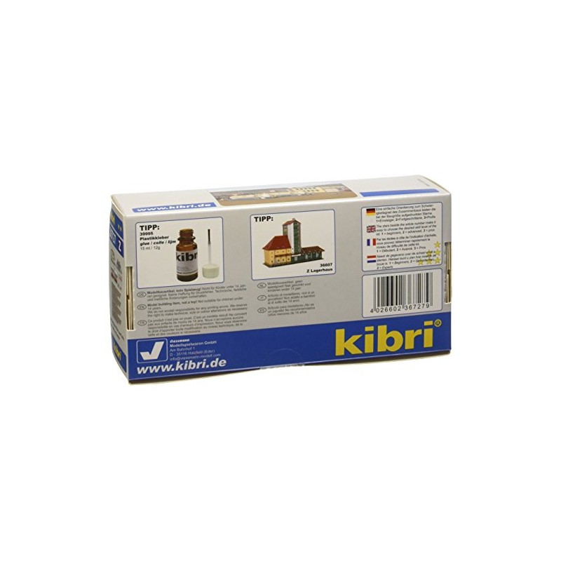 Kibri 36727 - Z Abfüllanlage mit Büro, Zwei Tanks, Zwei