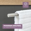 bremermann Piazza Bathroom Series Telescopic Towel Rail Matt Stainless Steel