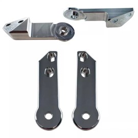 UPR PRODUCTS Fits 15-25 Mustang Billet IRS Subframe Braces Support Eliminate Twist S550 S650