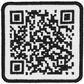 SHEVRONS QR-Code Tactical Funny Morale Patch for Hats, Vests, Jeans, Backpacks, All Clothes, and Gear - Highly Durable and Incredibly Resistant to Fading and Tearing - 2.83 x 2.83 in