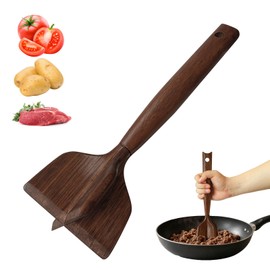 Wooden Meat Chopper, Meat Masher Wood Smasher Kitchen Tool for Ground Beef