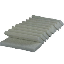 Super Handpad White 25 x 11.5 x 2.5 cm (Pack of 10)