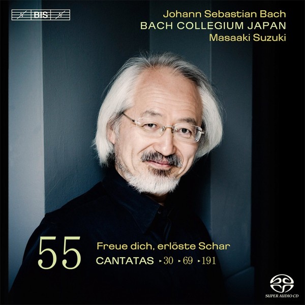 J.S.バッハ : カンタータ全曲集 Vol.55 (ライプツィヒ時代 1730-40年代のカンタータ Vol.4) (J.S.Bach : Cantatas Vol.55 ~ Freue dich, erloste Schar ~ BWV 30, 69, 191 / Masaaki Suzuki , Bach Collegium Japan) [輸入盤] - Hybrid SACD