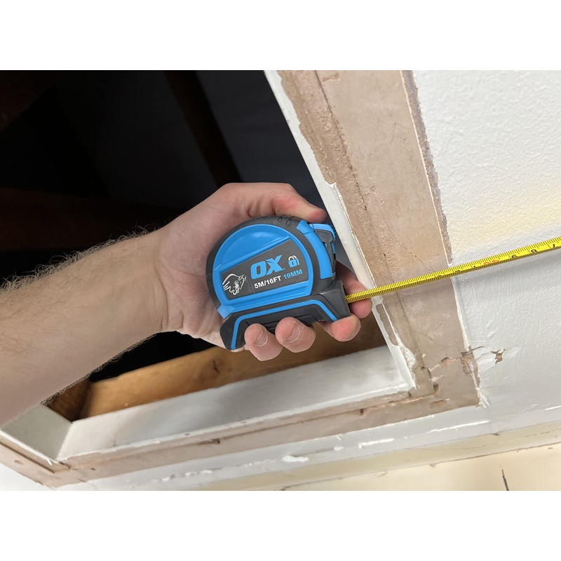 OX Tools Dual Car Lock Tape Measure - 5 m