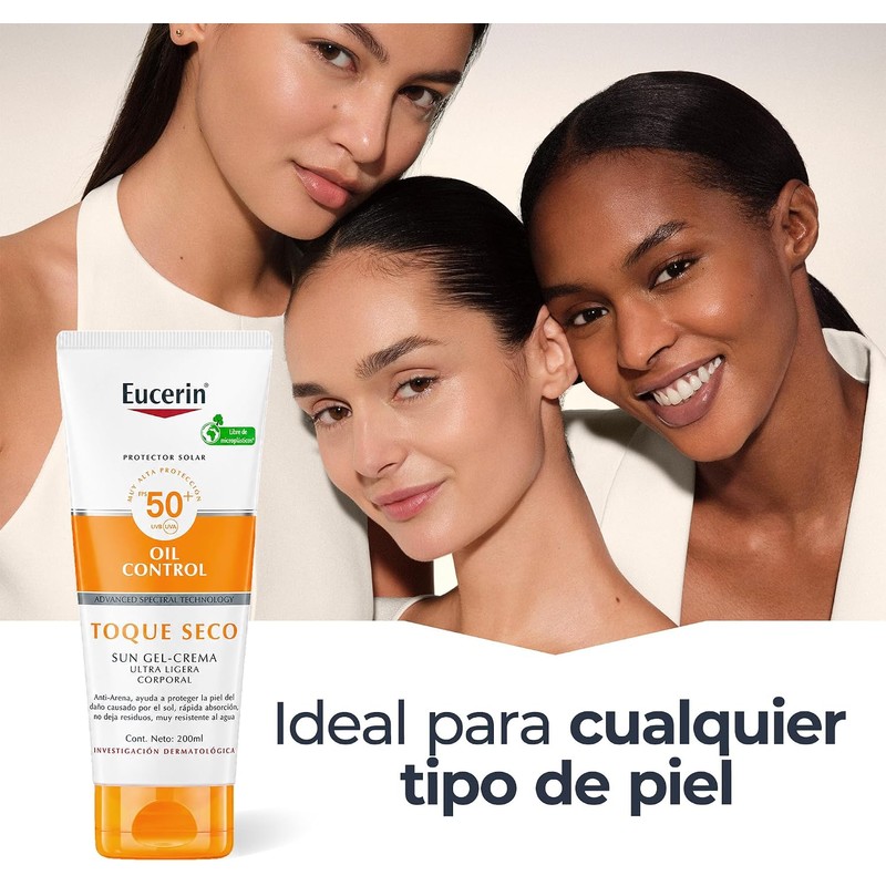 EUCERIN Sun Toque Seco Fps 50+ 200Ml Bloqueador Solar Corporal