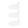 3pcs Wall Speaker Floating Shelves Acrylic Waterproof Wall Mounted Speaker