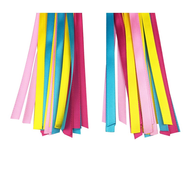 PLATT Kid's Bicycle Handlebar Streamers Colorful Ribbons Tassel for Girls