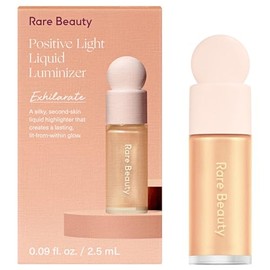 Rare Beauty Positive Light Liquid Luminizer Mini, Tono Exhilarate - Iluminador Líquido de Larga Duración, Acabado Radiante y Natural - 2.5 ml