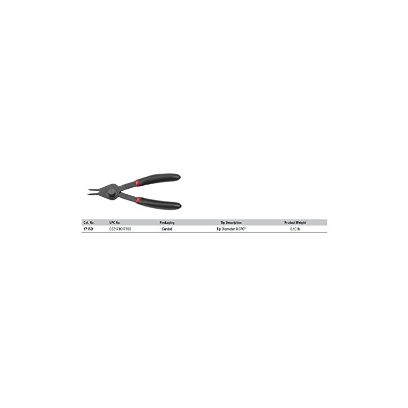 GEARWRENCH Fixed Tip Convertible Snap Ring Pliers - 1715D