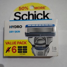 Schick Hydro Sensitive 5 Blade Razor Refills 6 ct  Value Pack Cartridges