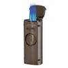 Lotus Minister Table Cigar Lighter with Quad Wind-Resistant Torch Flames,