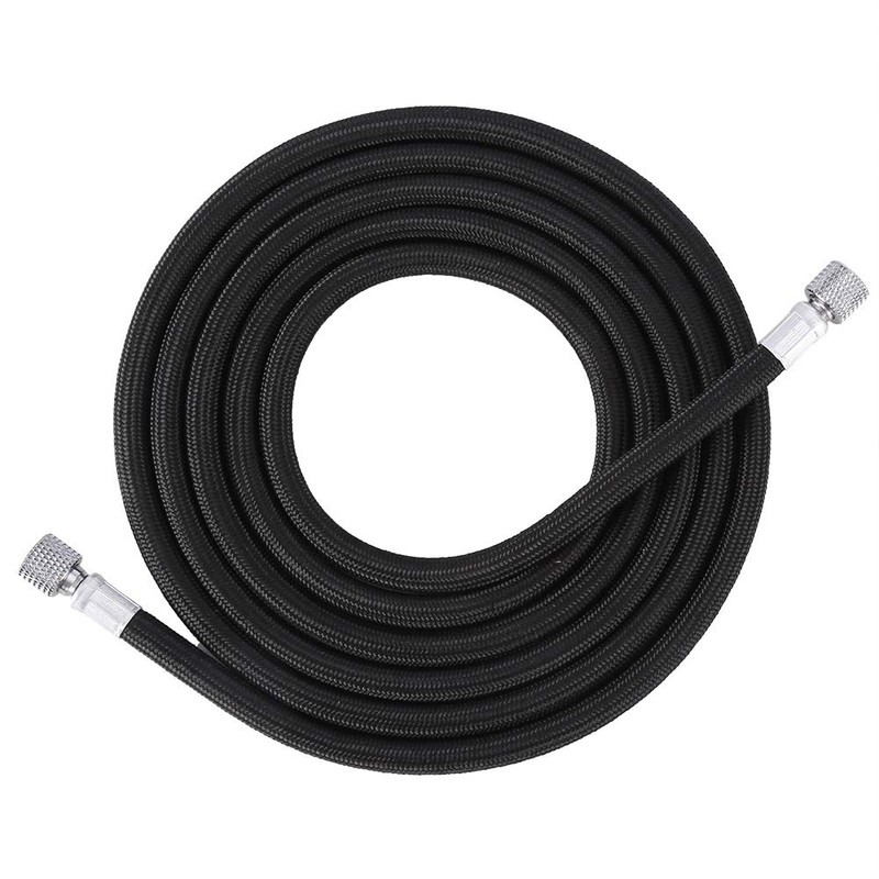 Professional Nylon Braided Airbrush Hose with Standard Adapter 6ft Size