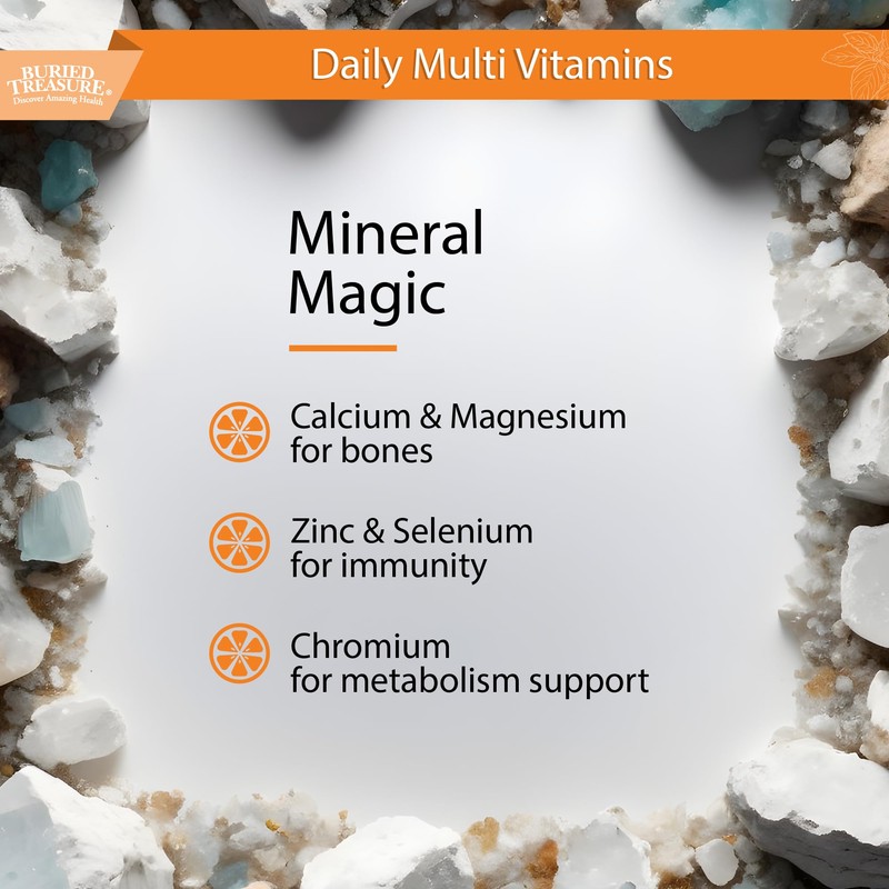 Buried Treasure VM100 Daily Multi - 32 Servings, Liquid Vitamins