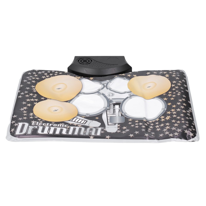 Electronic Drum Pad Mini Portable Foldable for Children Musical Instrument