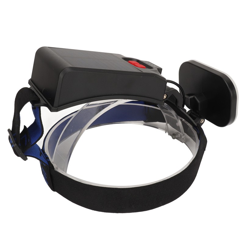 Fishing Headlamp IPX4 Waterproof USB Solar Powered 1200LM Ultra Bright