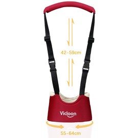 Vicloon Hand-held Baby Walker Toddler Walking Assistant Helper Kid Safe Walking Protective Belt Child Harnesses Learning Assistant Belt