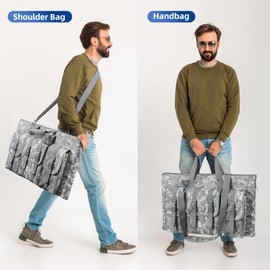 DuHeSin Starlink Gen 3 Case, Multi-pocket Design, Handbag/Shoulder Travel Bag for Starlink V3 Dish & Accessories, RV Camping Outdoor