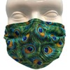 Breathe Healthy Peacock Feathers Face Mask, Reusable Mask for Kids,