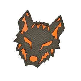 Wolf Tactical Military Lasercut Patch [Ranger Green]