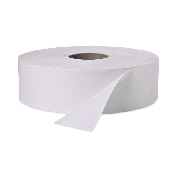 Windsoft White Jumbo Roll Bath Tissue, 9" dia, 1000 ft - 12 jumbo rolls of bathroom tissue.
