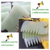 EQLEF Jade Gua Sha Scraping Massage Tool 2 Pcs Natural