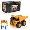 Highttoy Remote Controlled Dumper for Children, 6 Channel RC Dumper