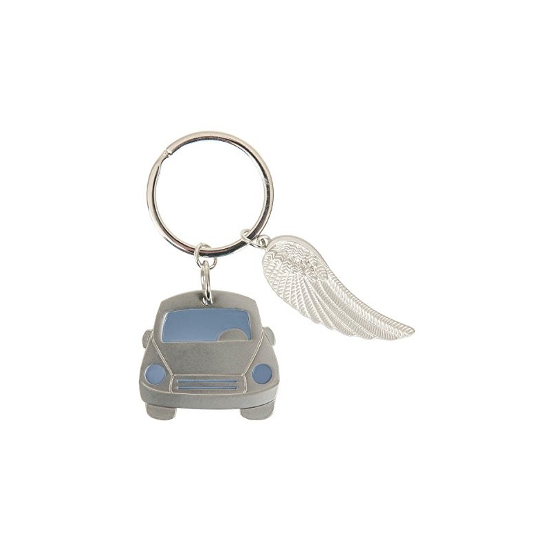 Guardian Angel Car Keyring with Inscription - ‘Angels Accompany Your