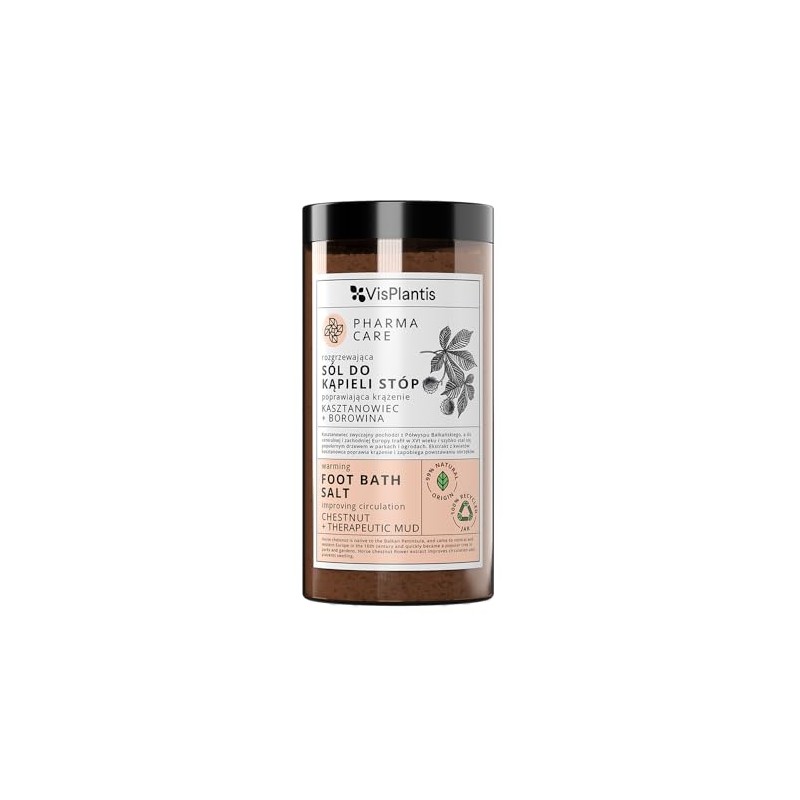 VisPlantis PHARMA CARE FOOT BATH SALT CHESTNUT + THERAPEUTIC MUD