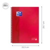 Oxford 368582 - Red microperforated notepad A4 size 80 sheets
