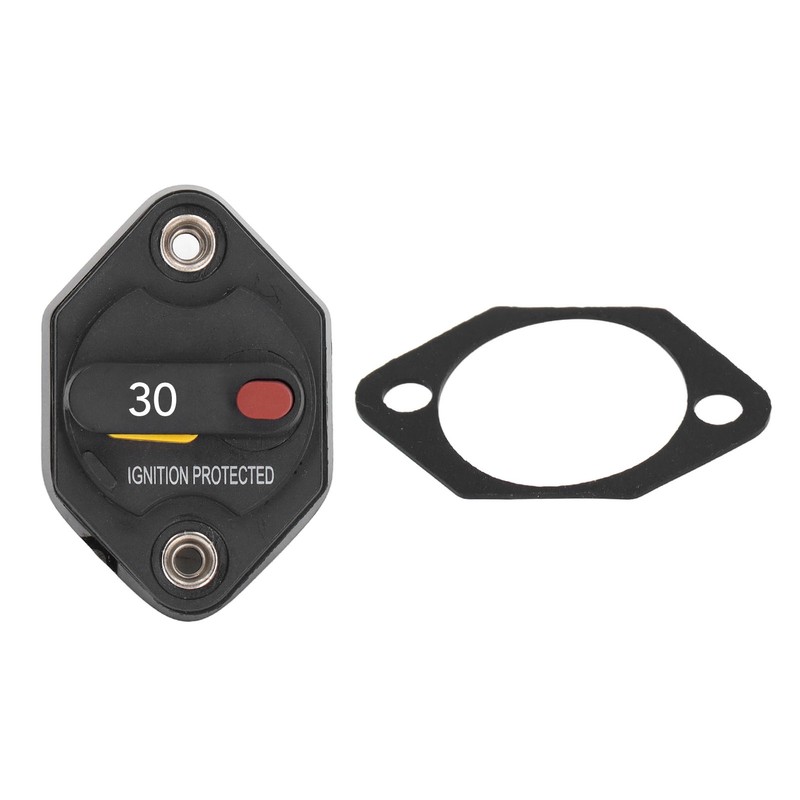 Circuit Breaker Fuse Overcurrent Protector Waterproof with Manual Reset Button