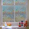 Beautysaid Window Privacy Film Stained Glass 3D Rainbow Prism Window