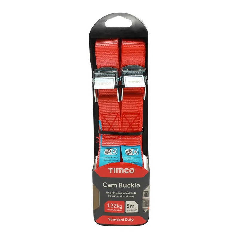 TIMCO Cam Buckles - Standard Duty - 5m x 25mm
