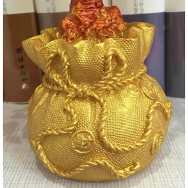 【morningplace】 Lucky Tree Golden Tree Good Luck Money Luck Luck Up Feng Shui Goods, Entryway Living Decoration (Yellow Crystal)