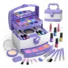 Kit Maquillaje Lavable 3 Años PerryHome 35 Piezas Estuche