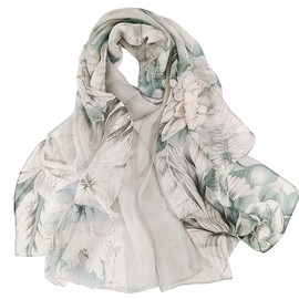 FAIRYGATE Women's Scarves & Wraps Sale Chiffon Scarf Wrap Neckerchief for Lady Lightweight for all Year Round Scarfs 64016