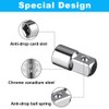 Flintronic Impact Socket Adapter Reducer, 1/2" Drive Twist Socket Set